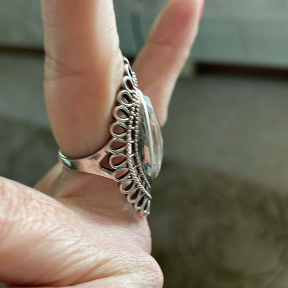 New Sterling Austrian crystal ring - Picture 6 of 8